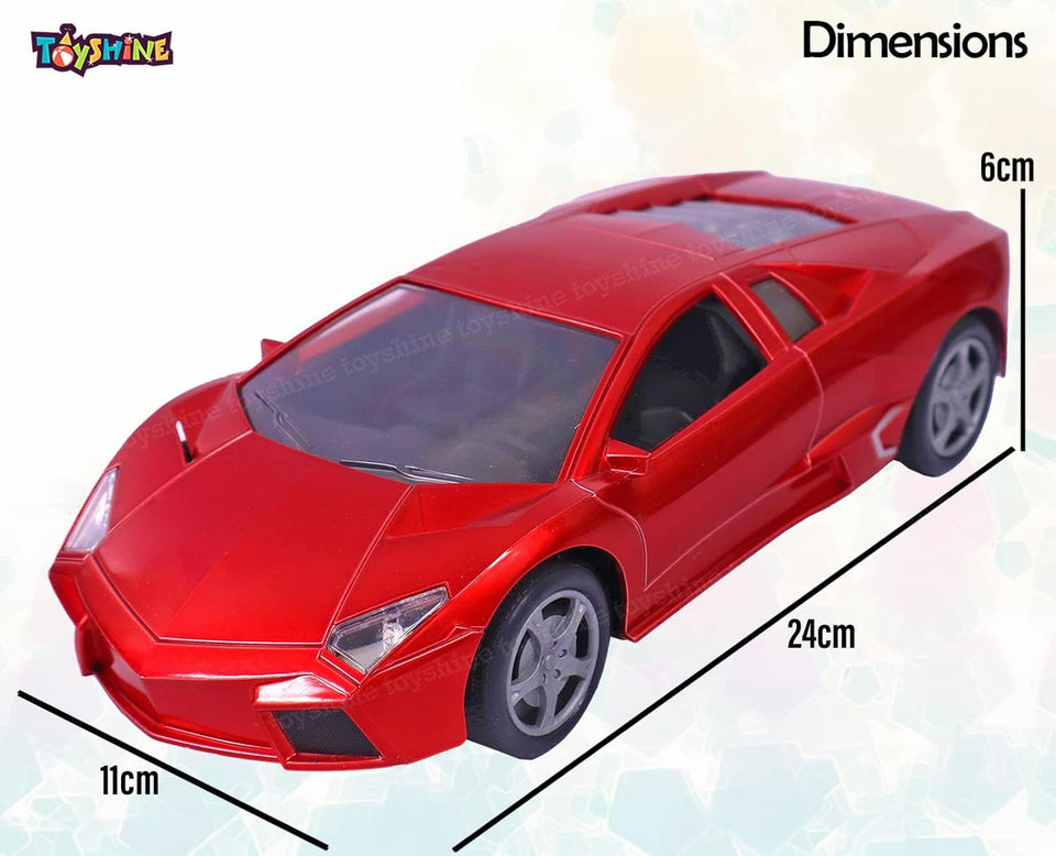 Toyshine 1:16 Champion Scale Sports Model Fast RC Car Remote Control Car Open car, Red