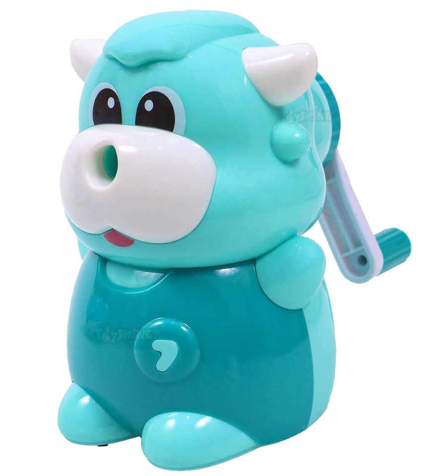 Toyshine Cute Pencil Sharpeners Manual for Kids and Artists, Handheld Manual Pencil Sharpener for Pencils - Sheep, Green