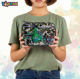 Toyshine Stealth Chopper Large Capacity Hardtop Pencil Case with Compartments for Kids