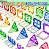 Toyshine 28 Pc Magnetic Tiles Building Block Constructing & Creative Learning Educational Toy Stem Kit for 3+ yrs