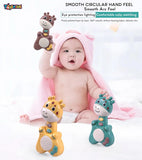 Toyshine Giraffe Shape Musical Handy Drum Educational & Sensory Toy for Kids Boys and Girls 3+ Birthday Gifts - Yellow