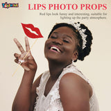 Sunshine Gifting Photo Booth Props Lips and Moustaches (Ser of 10)