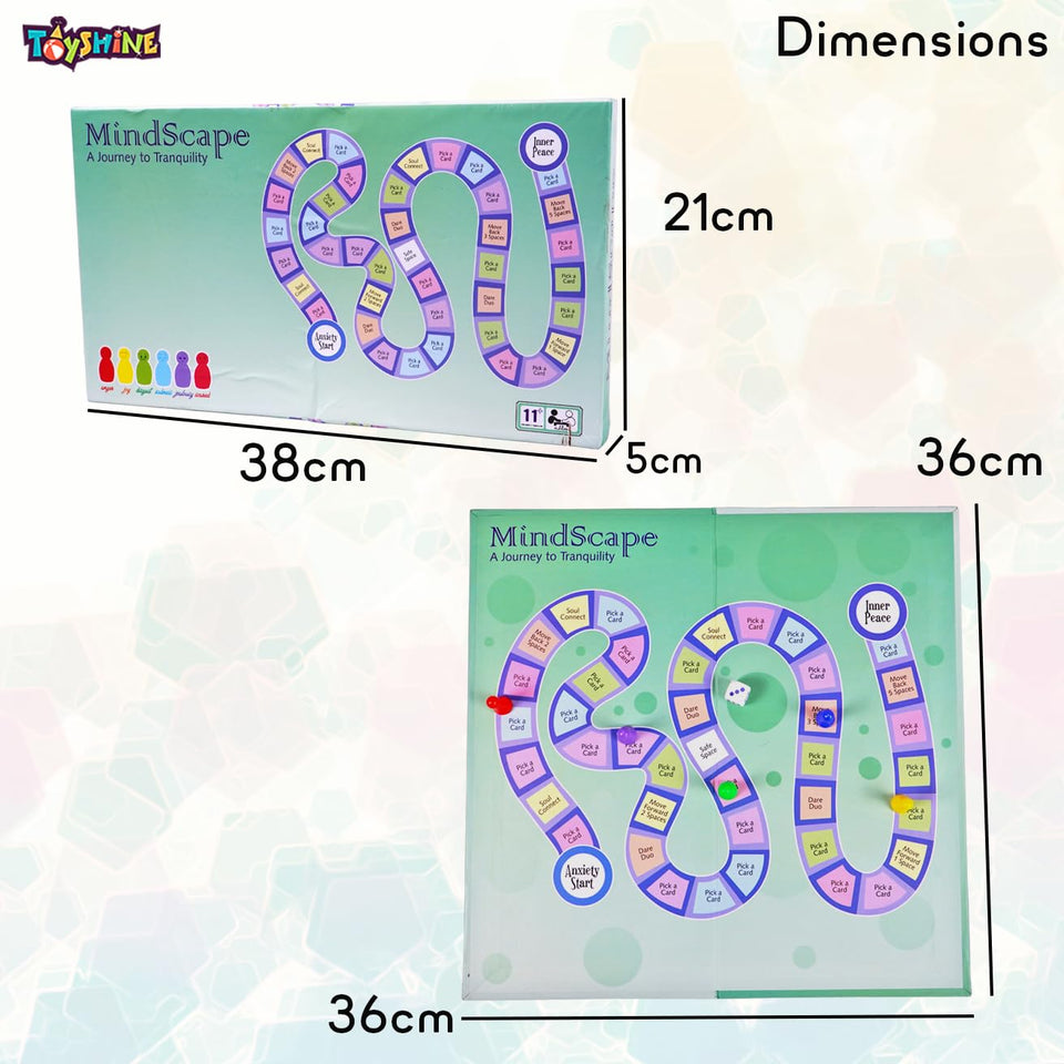 Toyshine MindScape A Technique Card Game for Emotional Intelligence for Individuals Express Emotions Improve Social Skills and self Introspection by Samaira Khanna