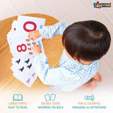Toyshine Wipe and Clean Educational Flash Cards for Kids - Numbers Learning Game for Boys Girls 2 3 4 5 Year Old