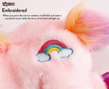Toyshine Musical Light up Unicorn Stuffed Animal Glowing Singing Plush Toys Decor Birthday Christmas Children's Day Gifts for Toddlers Boy Girls Kids - Pink