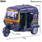 Toyshine Musical Mumbai Auto Rickshaw Toy with Lights, ABS Plastic | Baby toy for 2 3 4 5 6 year old baby toy Boys Girls