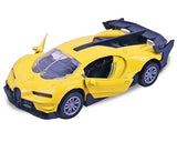 Toyshine 1:32 Scale Die Cast Racing Model Vehicle Toy Car with Pull Back Function Along with Opening Door Feature for Kids Boy Girl 3+, Yellow