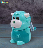 Toyshine Cute Pencil Sharpeners Manual for Kids and Artists, Handheld Manual Pencil Sharpener for Pencils - Sheep, Green