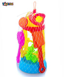 Toyshine 6 Pc Beach Toys Set Sand Water Wheel with Beach Toys kit, Sandbox Toys for Toddlers