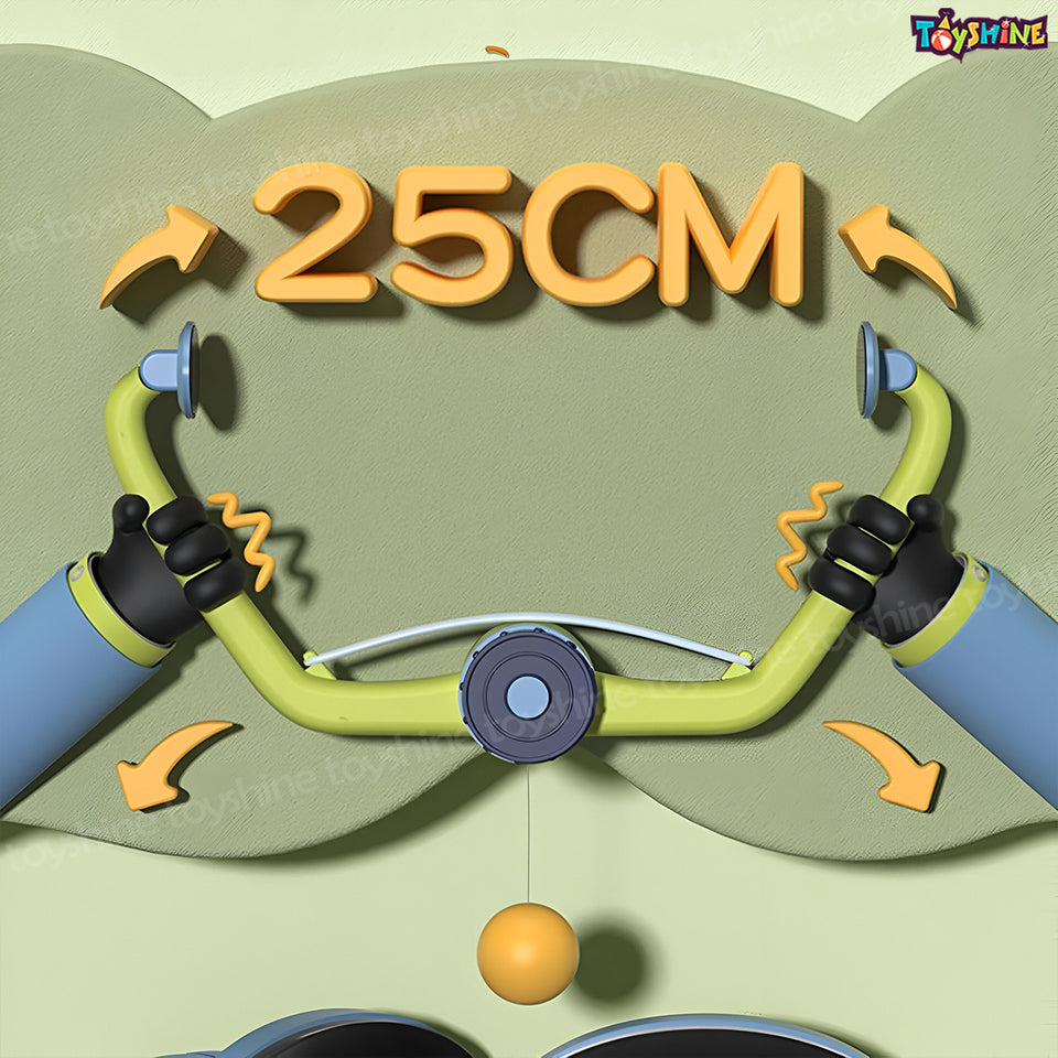 Toyshine Portable Indoor Hanging Table Tennis Adjustable Training Device Ping Pong Trainer with 6 Balls and 2 TT Rackets