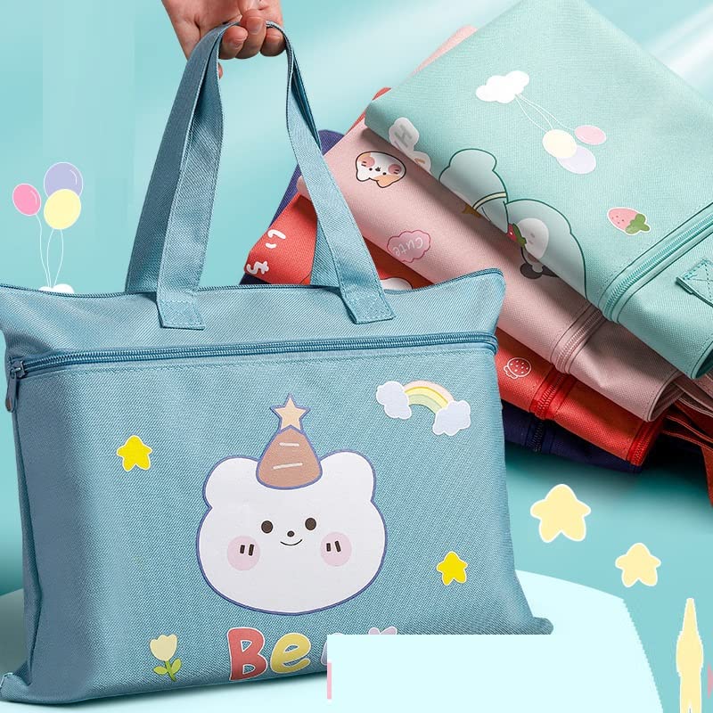 Toyshine Pack of 3 Fun Shopping Bag for Kids, Suitable for Tuition, Lunchbag, Fancy, Picnic, Party Bags Girls Boys Cute Toddler Travel Bag - M2