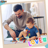 Toyshine Baby Ellie Sensory Montessori Food Grade Silicone Pull String Activity Toy for Teething Play Adventure Travel-Friendly Perfect for 6+ Months - UFO