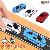 Toyshine Pack of 3 Free Wheel Speed Racing 1:64 Scale Die cast Kids Collectable Vehicle Toy Set Educational Play Set Return Gift for Age 3+