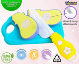 Toyshine Realistic Sliceable 5 Pcs Vegetables Cutting Play Toy Set, Can Be Cut in 2 Parts, Pastel Color