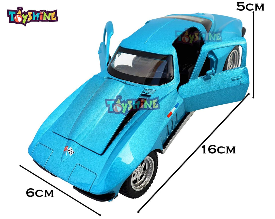 Toyshine Viper 1:32 Scale Die Cast Pull Back Sedan with Open Doors, Open Bonnet, Blinking Head Lights, Tail Lights and Sound