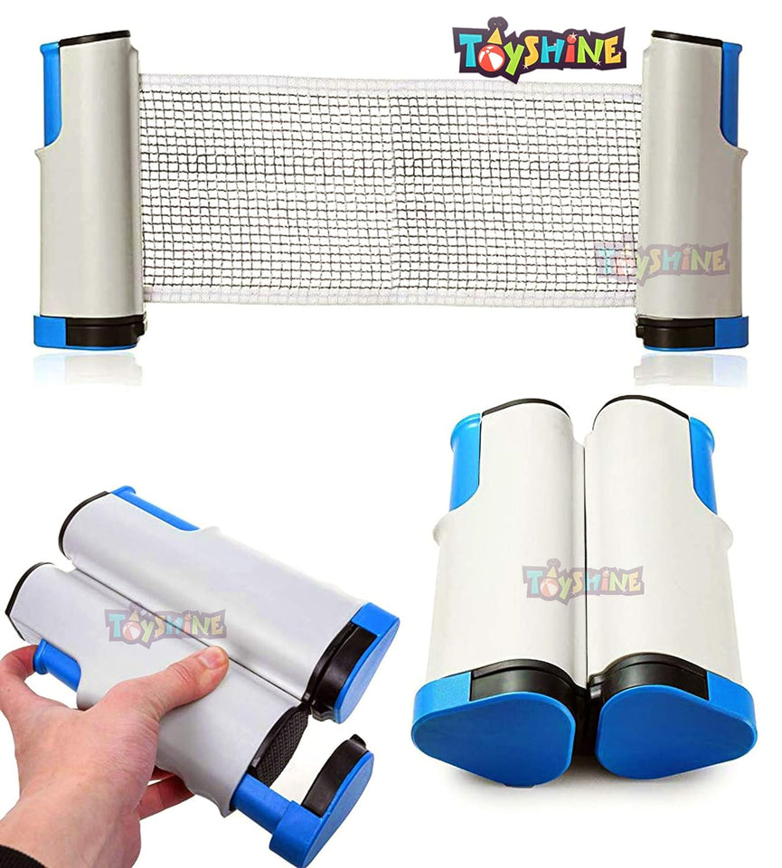 Toyshine Dixon Super Fly Table Tennis Combo – Two Ping Pong Paddles, 6 Plastic Balls and Foldable Net (SSTP)