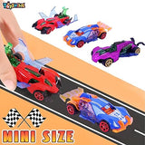 Toyshine Pack of 6 Free Wheel Speed Racing 1:72 Scale Die cast Kids Collectable Vehicle Toy Set Educational Play Set Return Gift for Age 3+