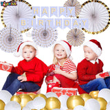 Toyshine Combo Party Decoration Combo | Wall Decor Fans with Balloons