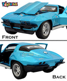 Toyshine Viper 1:32 Scale Die Cast Pull Back Sedan with Open Doors, Open Bonnet, Blinking Head Lights, Tail Lights and Sound
