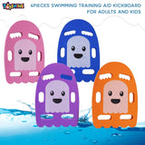 Toyshine 17" Ghost Design Swim Training Floating Kickboard Foam Swimming Pool Safety Equipment Aid Water Fun Tool for Kids - Multicolor