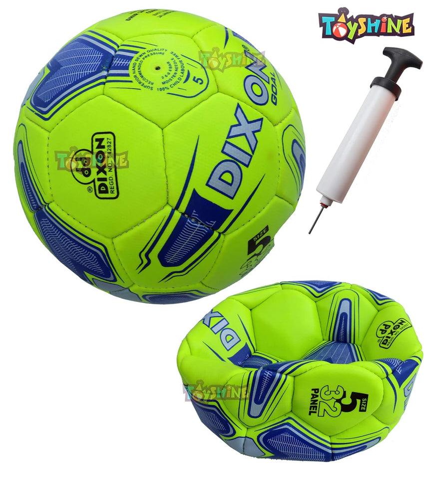 Toyshine Dixon Goal Football with Pump for Outdoor Training and Practice at Backyard (SSTP)