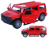 Toyshine 1:32 Scale Die Cast Racing H2 Model Vehicle Toy Car with Pull Back Function Along with Opening Door Feature for Kids Boy Girl 3+, Red