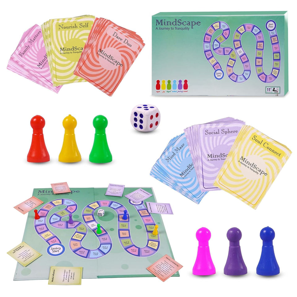 Toyshine MindScape A Technique Card Game for Emotional Intelligence for Individuals Express Emotions Improve Social Skills and self Introspection by Samaira Khanna