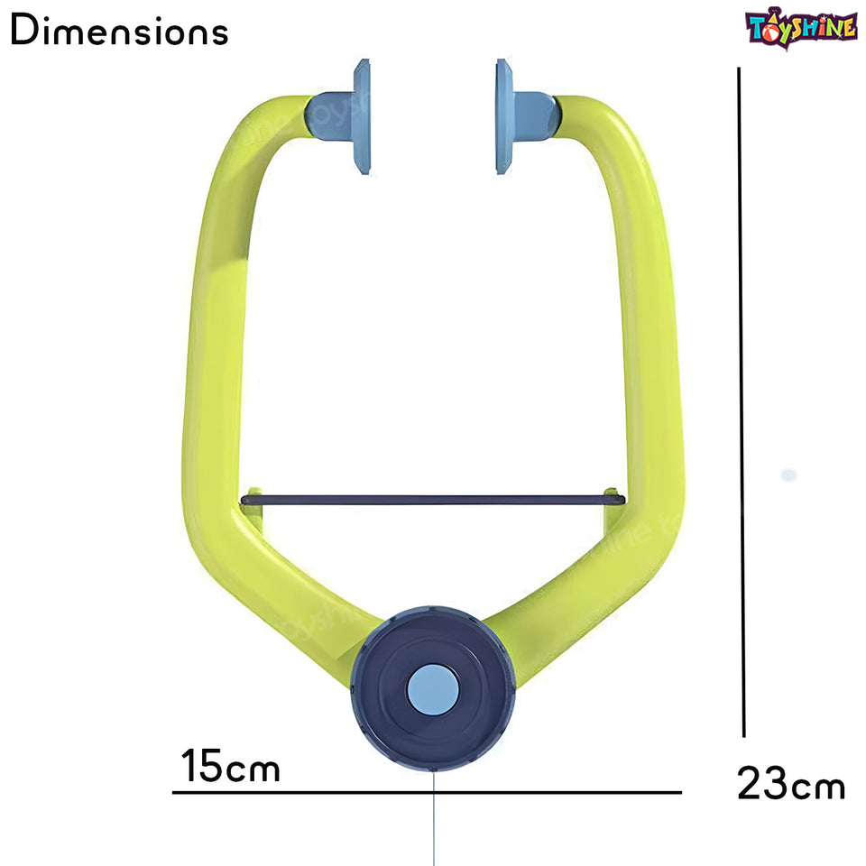 Toyshine Portable Indoor Hanging Table Tennis Adjustable Training Device Ping Pong Trainer with 6 Balls and 2 TT Rackets