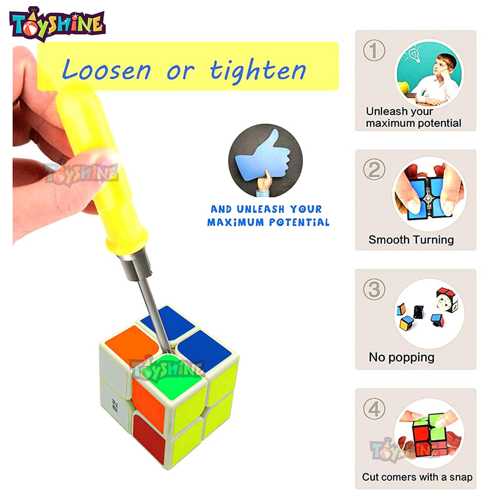 Toyshine QIYI 2X2 Speed Magic Cube Puzzle