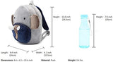 Toyshine Cute Kids Toddler Backpack Plush Toy Animal Cartoon Children Bag for 2~5 Years Baby- (Elephant) (TS-2022)