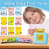 Toyshine Talking Flash Cards Educational Learning Toys for Toddlers Montessori Toys Flash Cards for Age 2 3 4 5 6 | 112 Cards, Blue