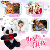 Toyshine T-Shirt Panda Stuffed Animal Soft Plush Pillow Toy Gift for Girls Boys - Small (TS-2022)