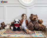 Toyshine T-Shirt Panda Stuffed Animal Soft Plush Pillow Toy Gift for Girls Boys - Small (TS-2022)
