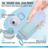 Spanker Eayso Leakproof Water Bottle with Shaker Ball 650 ML, BPA Free Fitness Bottle, Green- SSTP