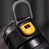 Toyshine Hot and Cold Stainless Steel 304 Water Bottle for Kids, Adults Double Walled Flask Metal Thermos, Spill Proof Lock Closure, BPA Free for School Home, Drinkware, 550 ML, Black (TS-2022)