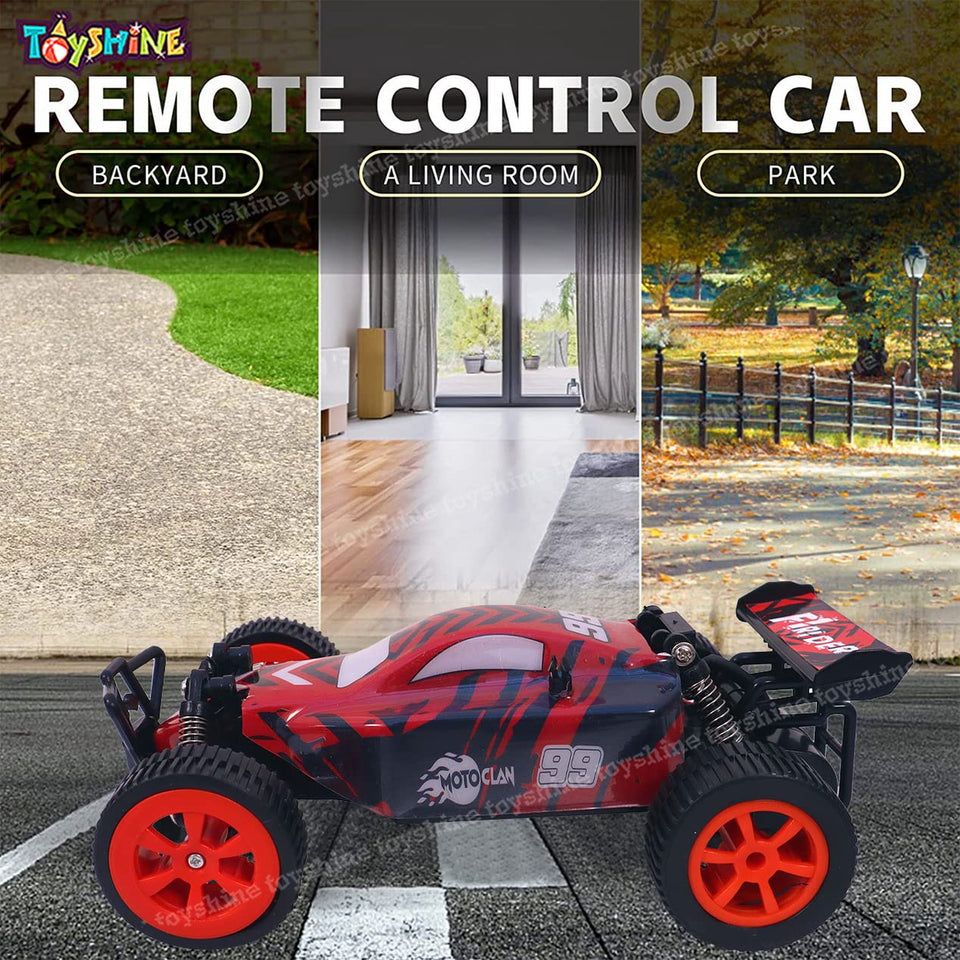 Toyshine Moto Clon F1 Rider Remote Control Truck Car 2.4 GHz System 1:18 Scale Size Working Suspension - Red