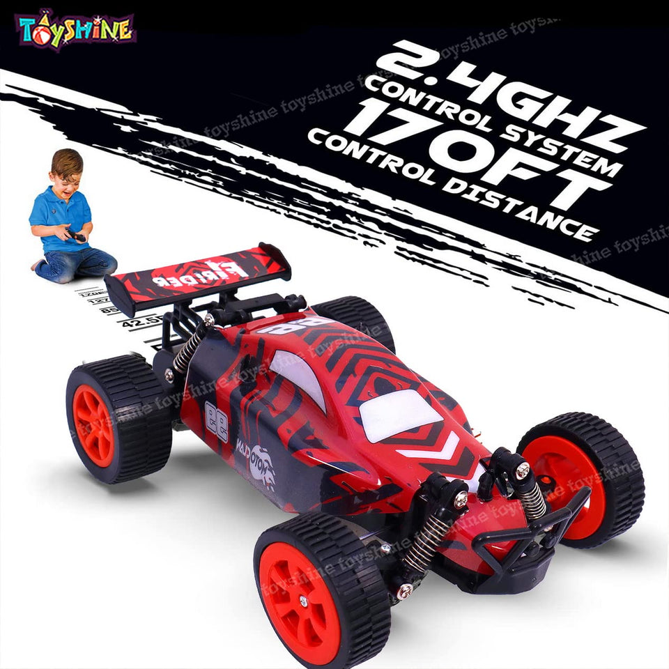 Toyshine Moto Clon F1 Rider Remote Control Truck Car 2.4 GHz System 1:18 Scale Size Working Suspension - Red