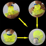 Toyshine Multicolor Nylon Stable and Sturdy Badminton Shuttlecocks/Shuttles - Pack of 6 (SSTP)