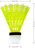 Toyshine Multicolor Nylon Stable and Sturdy Badminton Shuttlecocks/Shuttles - Pack of 6 (SSTP)