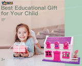 Toyshine Naira's Home Sweet Dream DIY Doll House with 1 Doll and Furniture, Accessory
