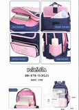 Toyshine Unicorn High School Backpacks for Teen Girls Lightweight Bag - Pink