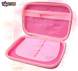 Toyshine Mermaid Hardtop Pencil Case with Compartments - Kids Large Capacity School Supply Organizer Students Stationery Box - Girls Pen Pouch- Multi-Color