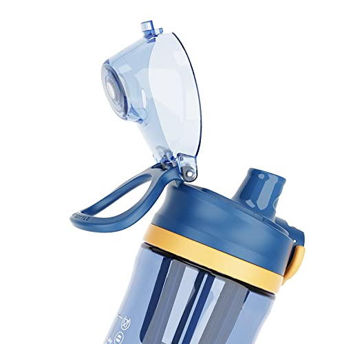 Spanker Sporty Motivational Leakproof Water Bottle 650 ML, BPA Free Fitness Sports Water Bottle - SSTP