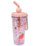 Toyshine Glitter Water Bottle Tumbler Sipper Cup