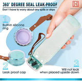 Spanker Crystal Tritan Hand Bag Water Bottle for Adults and Kids Water Spill Proof , BPA Free for Kids School, Office, Home, Soft Handle Grip Drinkware 550 ML - SSTP