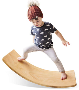 Toyshine Wooden Wobble Balance Board for Toddler Kids
