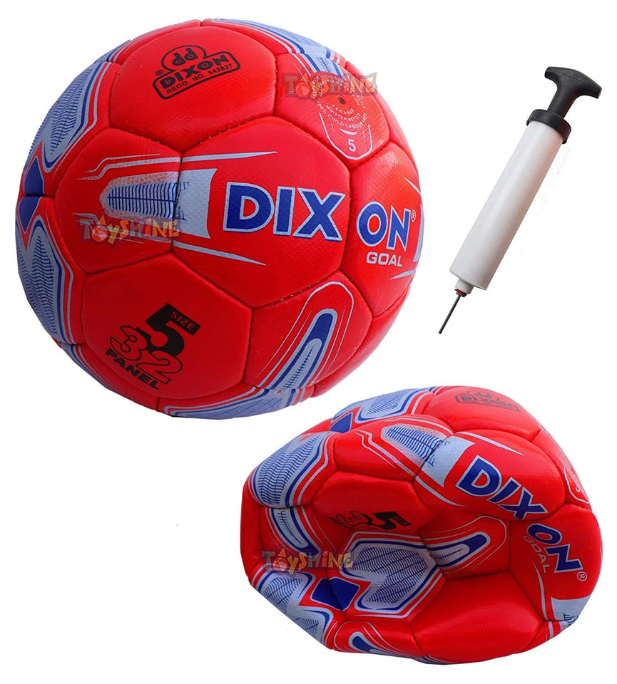 Toyshine Dixon Goal Football with Pump for Outdoor Training and Practice at Backyard (SSTP)