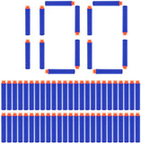 Toyshine Refill Darts Universal Suction Dart Foam Bullet 100-Dart Refill Pack for BlastersToy Guns