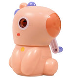 Toyshine Cute Pencil Sharpeners Manual for Kids and Artists, Handheld Manual Pencil Sharpener for Pencils - Dinosaur, Pink