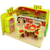 Toyshine Miniature Wooden Baby Kitchen Set Toy and Accessories (TS-2022)